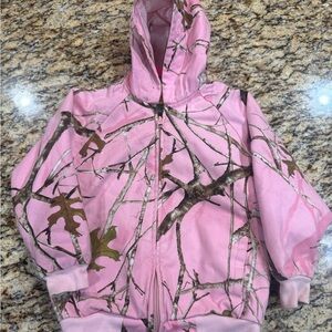 Pink Camouflage Kids Hoodie